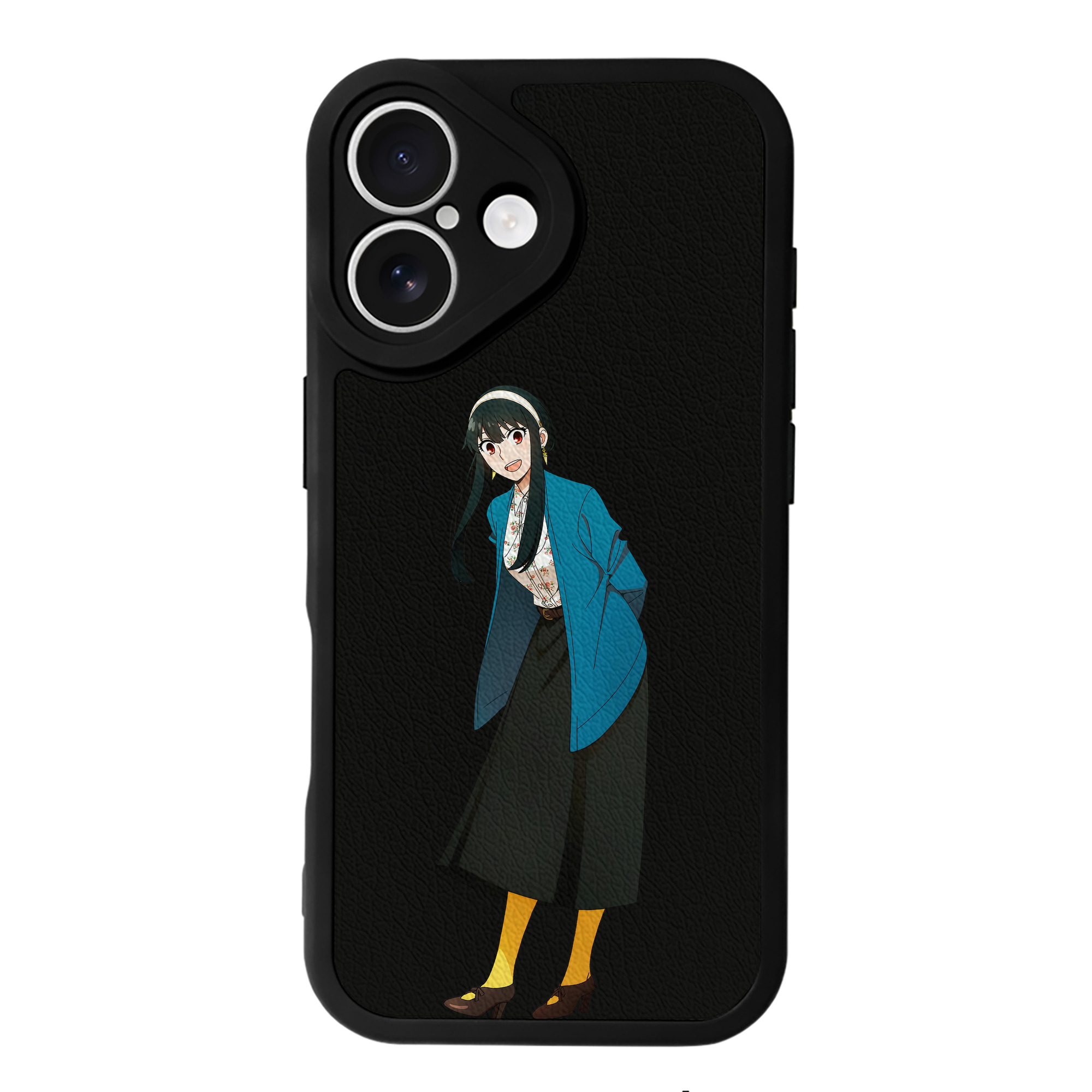 （画像用） SPY×FAMILY间谍家家酒 【iPhone 16シリーズ対応】シリコンスマホケース（レザー調） 材質：シリコン